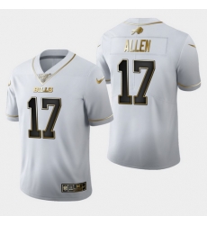 Bills 17 Josh Allen White 100th Season Vapor Untouchable Limited Jersey