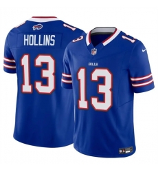 Men Buffalo Bills 13 Mack Hollins Blue 2024 F U S E  Vapor Untouchable Limited Stitched Football Jersey