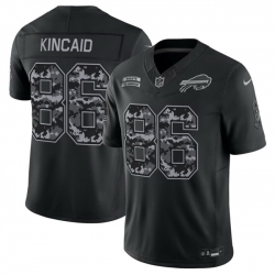 Men Buffalo Bills  86 Dalton Kincaid Black F U S E  2026 Salute to Service Limited Stitched Football Jersey