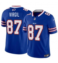 Men Buffalo Bills 87 Jalen Virgil Blue 2026 F U S E Vapor Untouchable Limited Stitched Football Jersey Men Buffalo Bills 87 Jalen Virgil Blue 2026 F U S E Vapor Untouchable Limited Stitched Football Jersey