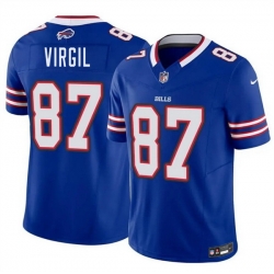 Men Buffalo Bills  87 Jalen Virgil Blue 2026 F U S E  Vapor Untouchable Limited Stitched Football Jersey
