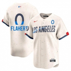 Men Los Angeles Dodgers #0 Jack Flaherty City Blue Flex Base Stitched MLB Jersey