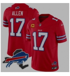 Mens Nike Buffalo Bills 17 Josh Allen New York Patch Vapor Limited Red NFL Jersey Mens Nike Buffalo Bills 17 Josh Allen New York Patch Vapor Limited Red NFL Jersey