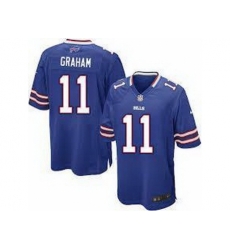 Nike Buffalo Bills 11 T.J. Graham Blue Elite NFL Jersey