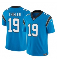 Youth Men Panthers 19 Adam Thielen Blue Vapor Untouchable Stitched Football Jersey