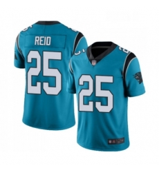 Mens Carolina Panthers 25 Eric Reid Limited Blue Rush Vapor Untouchable Football Jersey