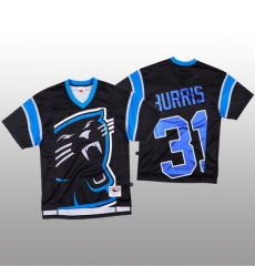 NFL Carolina Panthers 31 Juston Burris Black Men Mitchell  26 Nell Big Face Fashion Limited NFL Jersey