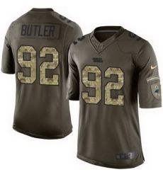 Nike Panthers #92 Vernon Butler Green Mens Stitched NFL Limited Salute to Service Jersey