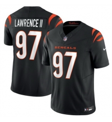 Men Cincinnati Bengals 97 Dexter Lawrence II Black 2026 F U S E Vapor Untouchable Limited Stitched Football Jersey Men Cincinnati Bengals 97 Dexter Lawrence II Black 2026 F U S E Vapor Untouchable Limited Stitched Football Jersey