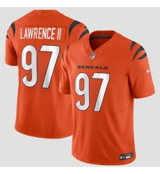 Men Cincinnati Bengals 97 Dexter Lawrence II Orange 2026 F U S E Vapor Untouchable Limited Stitched Football Jersey Men Cincinnati Bengals 97 Dexter Lawrence II Orange 2026 F U S E Vapor Untouchable Limited Stitched Football Jersey