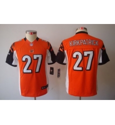 Nike Youth Cincinnati Bengals #27 Dre Kirkpatrick Orange Color[Youth Limited Jerseys]