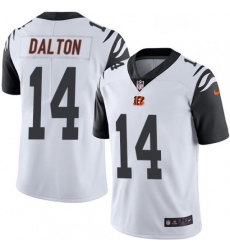 Youth Nike Cincinnati Bengals 14 Andy Dalton Limited White Rush Vapor Untouchable NFL Jersey