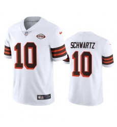 Cleveland Browns 10 Anthony Schwartz Nike 1946 Collection Alternate Vapor Limited NFL Jersey  White