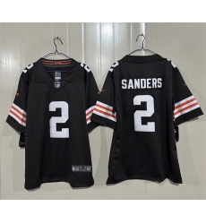 Men Cleveland Browns  2 Shedeur Sanders Brown 2026 Vapor Limited Stitched Football Jersey
