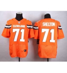 nike nfl jerseys cleveland browns 71 shelton orange[Elite][new style]