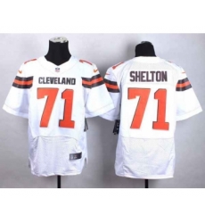 nike nfl jerseys cleveland browns 71 shelton white[Elite][new style]