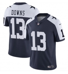 Men Dallas Cowboys 13 Caleb Downs Navy White 2026 Draft Thanksgiving Vapor Untouchable Limited Stitched Football Jersey Men Dallas Cowboys 13 Caleb Downs Navy White 2026 Draft Thanksgiving Vapor Untouchable Limited Stitched Football Jersey
