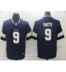 Men Dallas Cowboys 9 Smith Blue Nike Vapor Untouchable Limited 2021 NFL Jersey