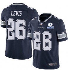 Nike Cowboys 26 Jourdan Lewis Navy Blue Team Color Men Stitched With Established In 1960 Patch NFL Vapor Untouchable Limited Jersey