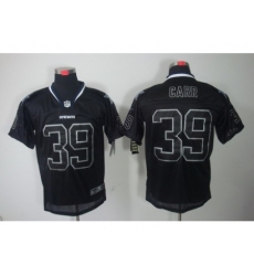 Nike Dallas Cowboys 39 Brandon Carr Black Elite Lights Out NFL Jersey