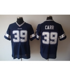 Nike Dallas Cowboys 39 Brandon Carr Blue Elite NFL Jersey