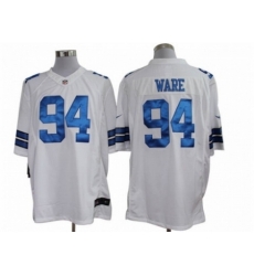 Nike Dallas Cowboys 94 DeMarcus Ware White LIMITED NFL Jersey