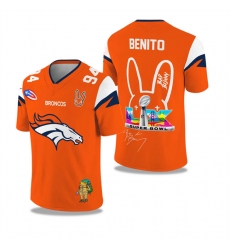 Men Denver Broncos Orange 2025 2026 Bowl LX Print Jersey Men Denver Broncos Orange 2025 2026 Bowl LX Print Jersey