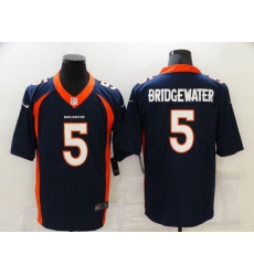 Nike Denver Broncos 5 Teddy Bridgewater Navy Vapor Untouchable Limited Jersey