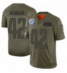 Men Detroit Lions 42 Devon Kennard Limited Camo 2019 Salute to Service Football Jersey