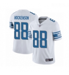 Men Detroit Lions 88 TJ Hockenson White Vapor Untouchable Limited Player Football Jersey