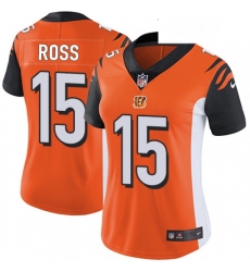 Womens Nike Cincinnati Bengals 15 John Ross Elite Orange Alternate NFL Jersey