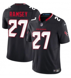Men Houston Texans 27 Kamari Ramsey Navy 2026 Draft 2nd Alternate 2026 F U S E Vapor Limited Stitched Football Jersey Men Houston Texans 27 Kamari Ramsey Navy 2026 Draft 2nd Alternate 2026 F U S E Vapor Limited Stitched Football Jersey