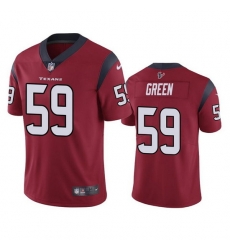 Men Houston Texans 59 Kenyon Green Red Vapor Untouchable Limited Stitched Jersey