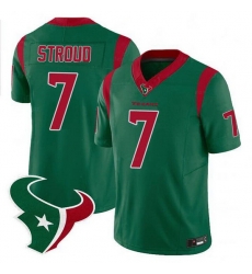 Men Houston Texans 7 C J  Stroud Green 2024 F U S E  Mexico Edition Limited Stitched Jersey