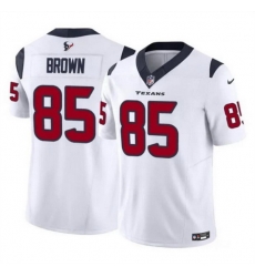 Men Houston Texans 85 Noah Brown White 2023 F U S E Vapor Untouchable Stitched Football Jersey