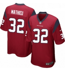 Men Nike Houston Texans 32 Tyrann Mathieu Game Red Alternate NFL Jersey