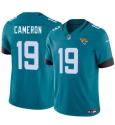 Men Jacksonville Jaguars  19 Josh Cameron Teal 2026 Draft F U S E  Vapor Untouchable Limited Stitched Jersey