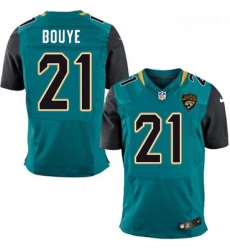 Men Nike Jacksonville Jaguars 21 AJ Bouye Teal Green Team Color Vapor Untouchable Elite Player NFL Jersey