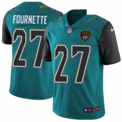 Men Nike Jacksonville Jaguars 27 Leonard Fournette Teal Green Team Color Vapor Untouchable Limited Player NFL Jersey