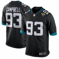 Men Nike Jacksonville Jaguars 93 Calais Campbell Black Alternate Vapor Untouchable Limited Player NFL Jersey