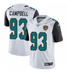 Men Nike Jacksonville Jaguars 93 Calais Campbell White Vapor Untouchable Limited Player NFL Jersey