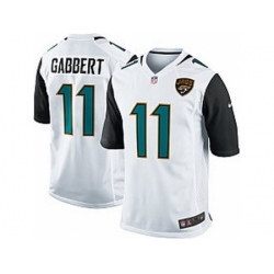 Nike Jacksonville Jaguars 11 Blaine Gabbert White Game New NFL Jersey