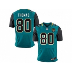 Nike Jacksonville Jaguars 80 Julius Thomas Green Elite NFL Jersey