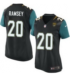 Nike Jaguars #20 Jalen Ramsey Black Alternate Womens Stitched NFL Elite Jersey