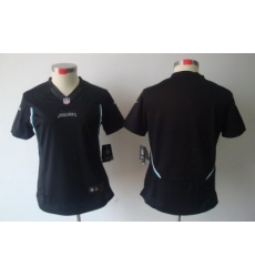 Women Nike Jacksonville Jaguars Blank Black Color[NIKE LIMITED Jersey]