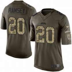 Youth Nike Jacksonville Jaguars 20 Jalen Ramsey Elite Green Salute to Service NFL Jersey