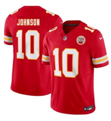 Men Kansas City Chiefs 10 Emmett Johnson Red 2026 Draft F U S E Vapor Untouchable Limited Stitched Football Jersey Men Kansas City Chiefs 10 Emmett Johnson Red 2026 Draft F U S E Vapor Untouchable Limited Stitched Football Jersey