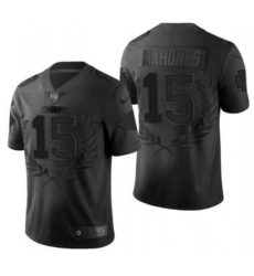 Men Kansas City Chiefs 15 Patrick Mahomes All Black Nike Limited NFL Jersey