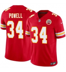 Men Kansas City Chiefs 34 ShunDerrick Powell Red 2026 F U S E Vapor Untouchable Limited Stitched Football Jersey Men Kansas City Chiefs 34 ShunDerrick Powell Red 2026 F U S E Vapor Untouchable Limited Stitched Football Jersey
