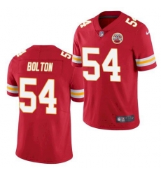 Men Nike Kansas City Chiefs Nick Bolton 54 Red Limited Football Jersey